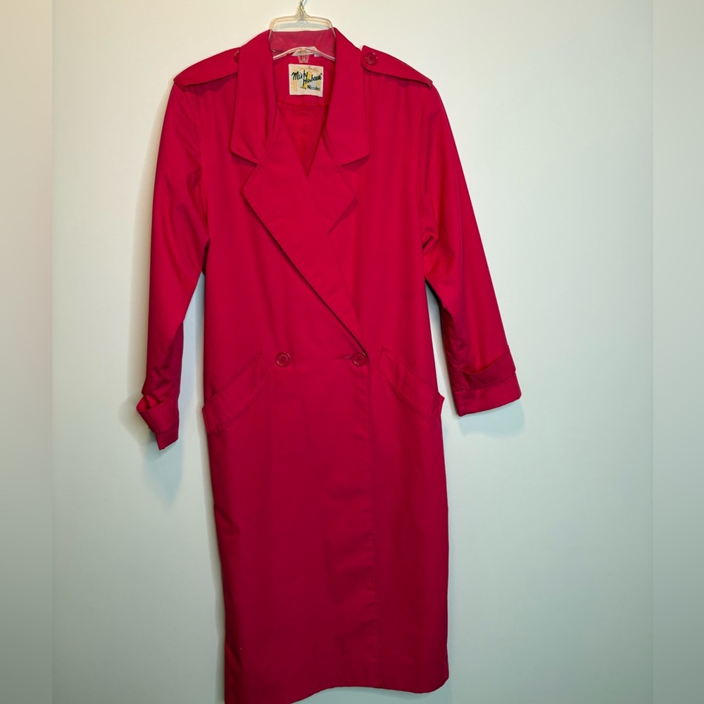🍁SOLD🍁
Trench Coat Pink Double Breast Preppy Neutral Office Academia Capsule